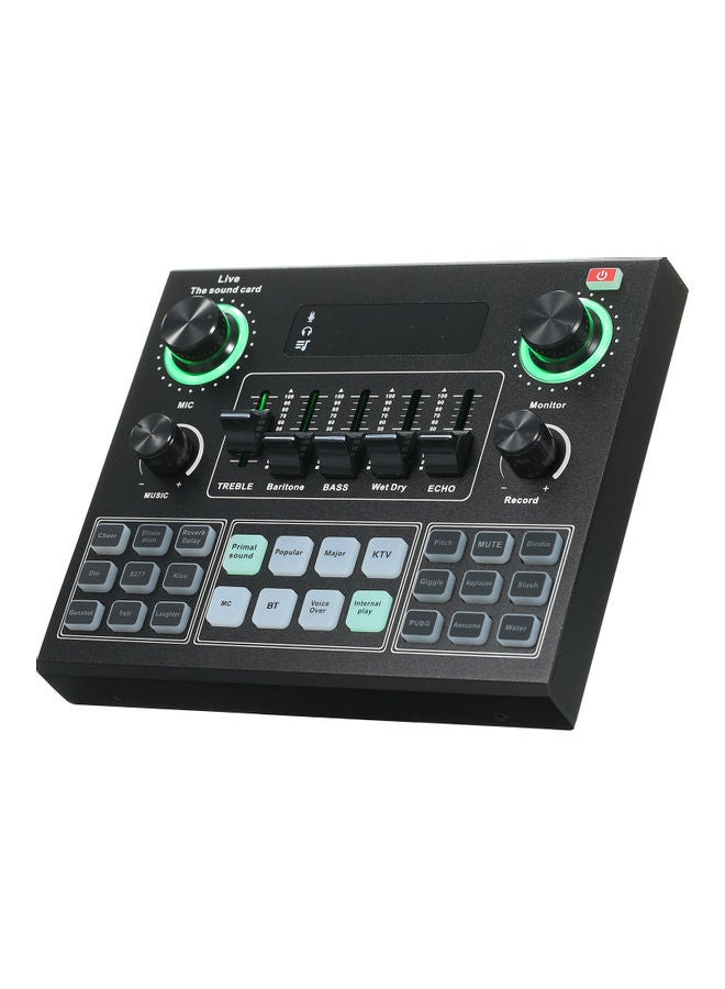 Live Sound Card Audio Mixer V9 I6970-A in Black Color - Image 2