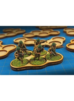LITKO LITKO Horde Trays | 25mm Circle Bases | Movement Tray| Movement Tray Compatible with Warhammer, Age of Sigmar, Bolt Action, Flames of War, Runewars, War of The Rings (5-Figure Horde Tray - 8 Pack)  - Image 3
