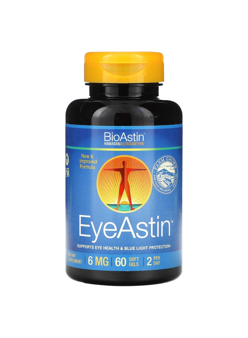 BioAstin, EyeAstin, Hawaiian Astaxanthin, 60 Softgels