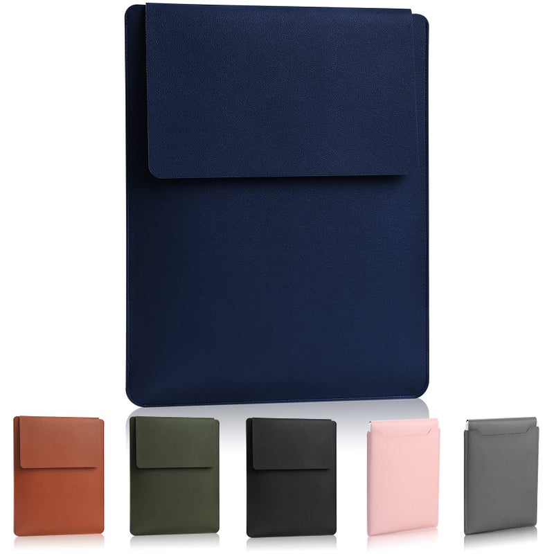 HexinYigjly 13.3-14" Laptop Sleeve, Blue, Compatible with Laptops 13.3"-14", Protects from Scratches, Water Damage, Multi-Functional Mouse Pad - Image 1