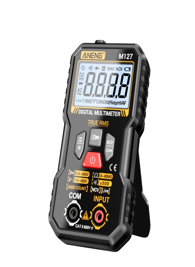 ANENG M127 Smart Multimeter, 4000 Counts AC DC Voltage Tester with NCV Sensing Ohmmeter Zero-Fire Line Detection Multifunctional Electrical Meter Tools - Image 1