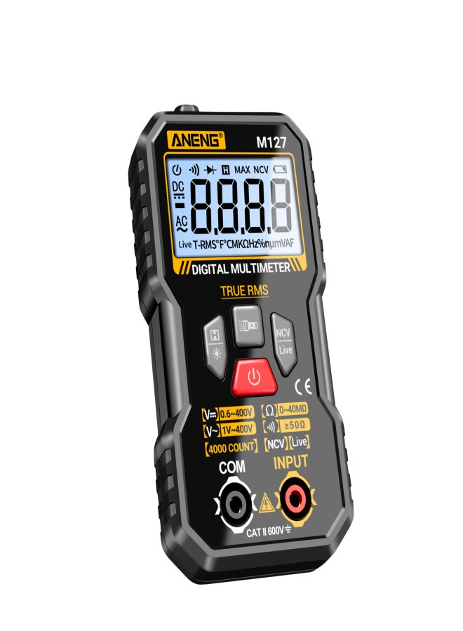 ANENG M127 Smart Multimeter, 4000 Counts AC DC Voltage Tester with NCV Sensing Ohmmeter Zero-Fire Line Detection Multifunctional Electrical Meter Tools - Image 3