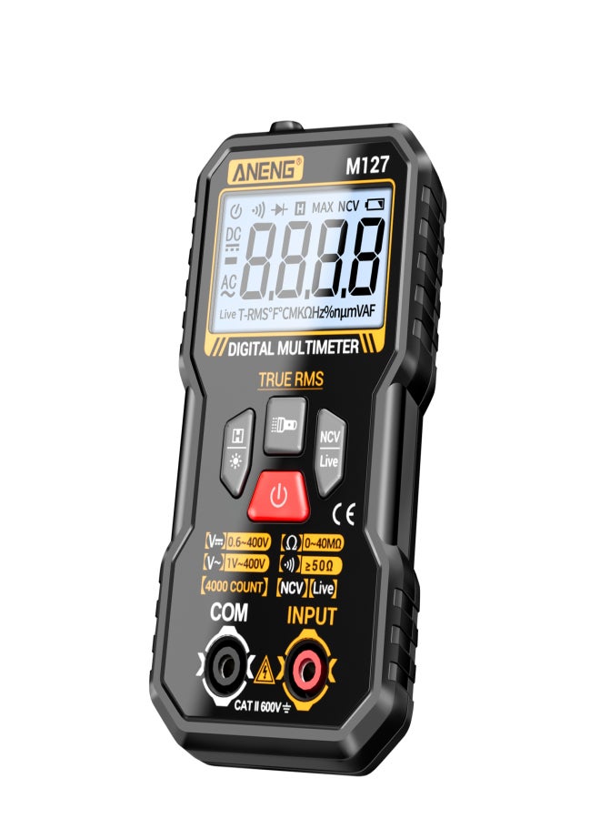 ANENG M127 Smart Multimeter, 4000 Counts AC DC Voltage Tester with NCV Sensing Ohmmeter Zero-Fire Line Detection Multifunctional Electrical Meter Tools - Image 2