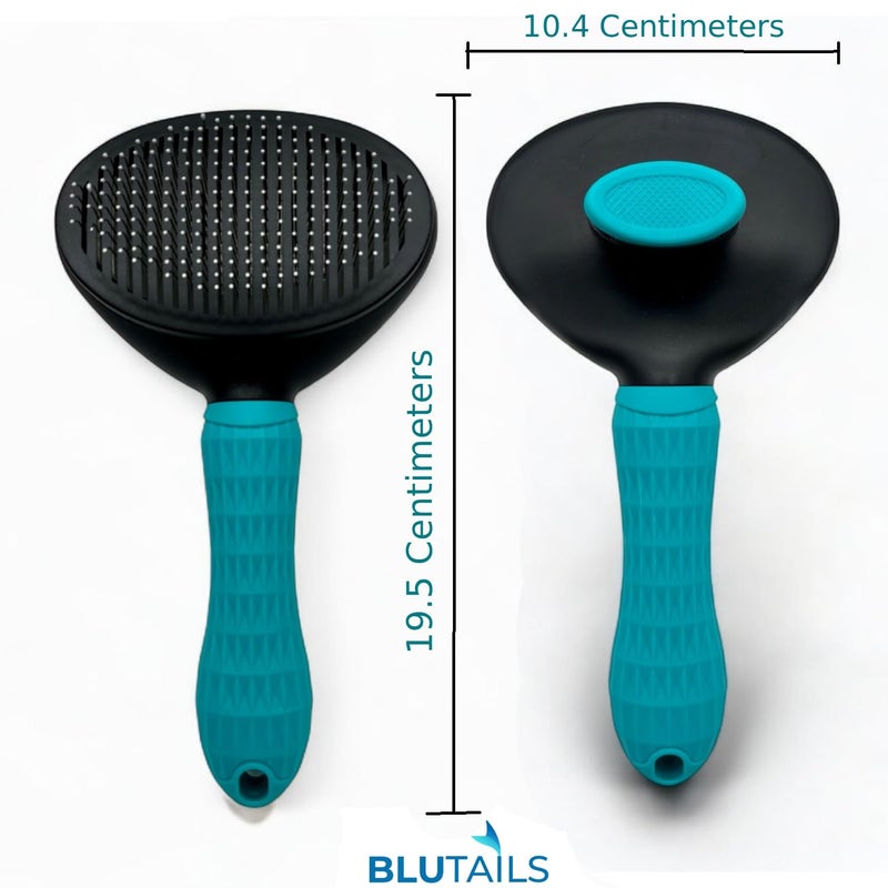 BLUTAILS Dog Brush for Grooming - Cat Brush & Dog Comb for Shedding, Deshedding, and Pet Hair Removal - Gentle & Effective Brush for Dogs and Cats - Image 4