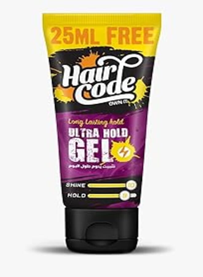 Hair Code GEL Ultra Hold TUBE 185ML(160+25ML FR)