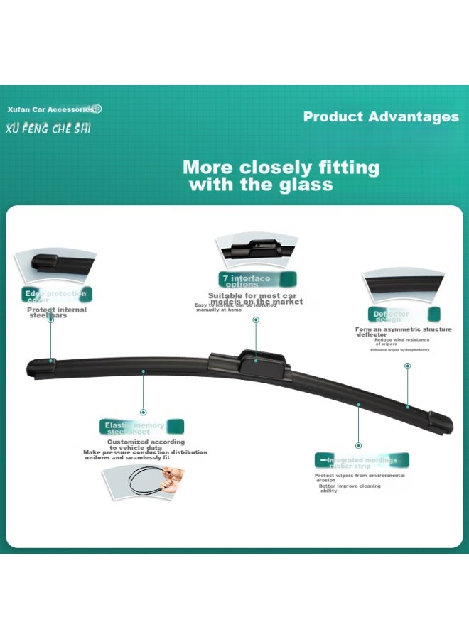 XUFENG Xufeng Car Accessories (xufeng) Beijing Hyundai Ix35 Windshield Wipers For 2018- Models, Specialized Boneless Wiper Blades, Car Accessories, Original Equipment Manufacturer (oem)  - Image 5