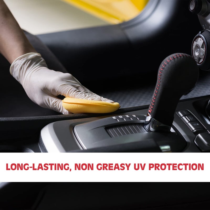 SHINE ARMOR Plastic Restorer UV Protection from UV Rays Restores Vinyl Trim Rubber Polypropylene and More Restores Dull Plastic and Degraded Plastic Protector Prevents Drying & Aging 8 Fl Oz - Image 4