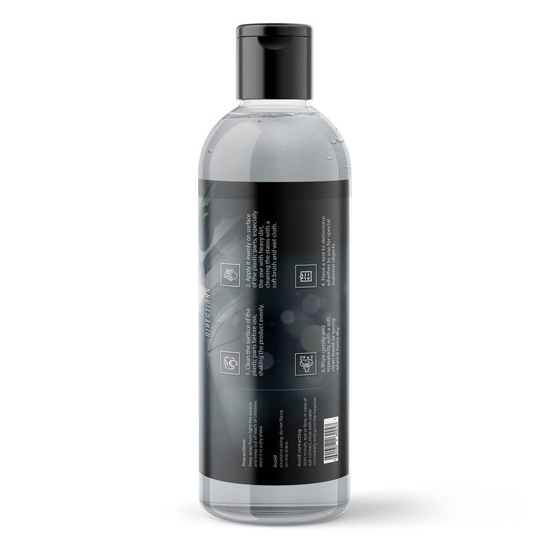 SHINE ARMOR Plastic Restorer UV Protection from UV Rays Restores Vinyl Trim Rubber Polypropylene and More Restores Dull Plastic and Degraded Plastic Protector Prevents Drying & Aging 8 Fl Oz - Image 2