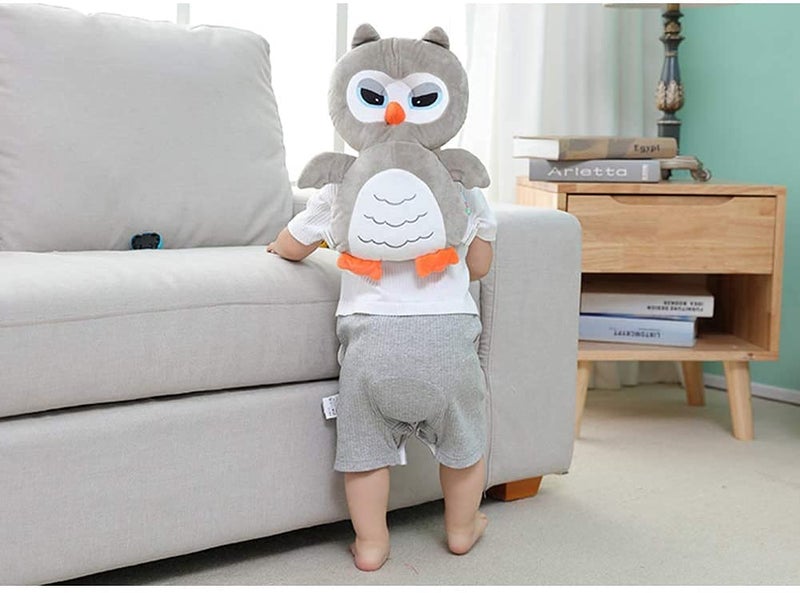 Kixre Kixre Cute Toddler Head Pillow, Baby Pillow, Infant Head Helmet, Owl Shape PP Cotton Filling Head Protector Baby Accessory for Head Protection Baby Walk - Image 1
