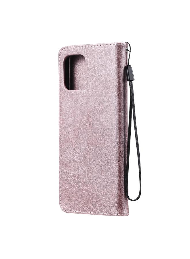 S-TOP Case For Motorola Edge S 4G Solid Color Horizontal Flip Protective Leather Case with Holder & Card Slots & Wallet & Photo Frame & Lanyard - Image 3
