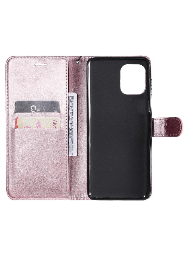 S-TOP Case For Motorola Edge S 4G Solid Color Horizontal Flip Protective Leather Case with Holder & Card Slots & Wallet & Photo Frame & Lanyard - Image 4