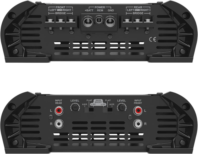 Stetsom HL 1200.4 2 Ohm Multichannel Stereo Car Audio Amplifier - 1200 Watts RMS, 4 Channel, Full Range HD Sound - Image 5