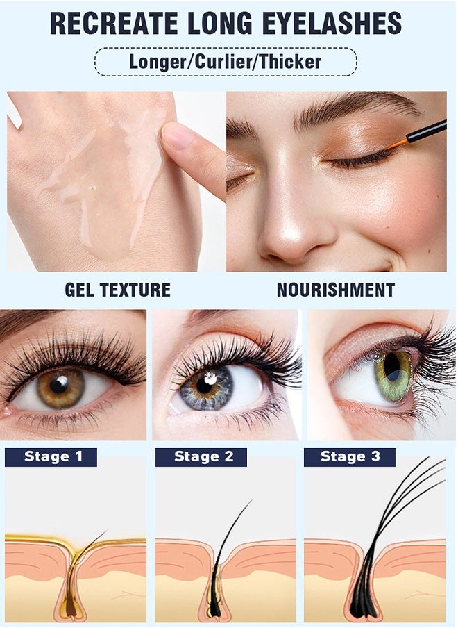 QiBest - Eyelash Enhancing Serum  - Promotes Appearance of Longer, Fuller, And Thicker Eyelashes, For Eye Lash Enhancement - Image 1