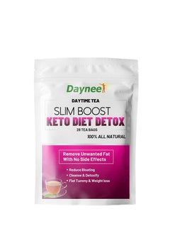 daytime tea ,slim boost keto diet detox , 100% all natural ,detox tummy tea bags, weight loss slimming tea, support healthy digestive and metabolism,28 bags