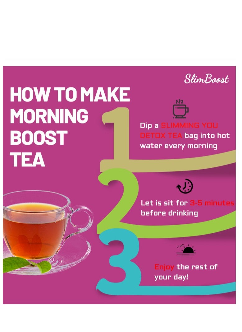 Daynee - daytime tea ,slim boost keto diet detox , 100% all natural ,detox tummy tea bags, weight loss slimming tea, support healthy digestive and metabolism,28 bags - Image 1