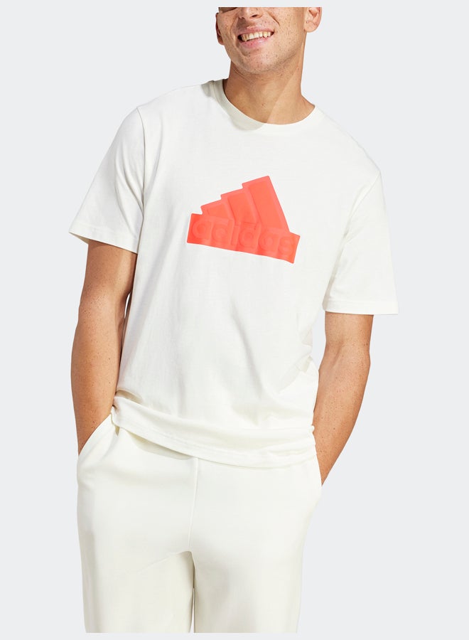 Adidas تي شيرت يحمل شعار أيقونات المستقبل الرياضية  - Image 2