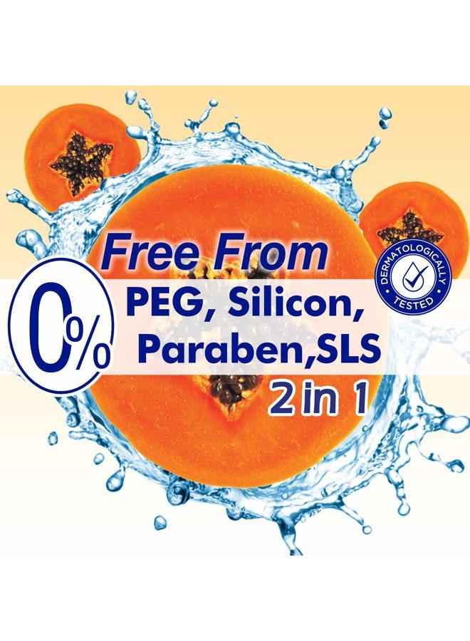 Dalan Papaya Passion Multicare Ultra Moisturizing Liquid Hand Soap for Normal and Dry Hands Fresh Clean and Soft Feeling (13.5 Fl Oz / 400 mL (Pack of 3)) - Image 5