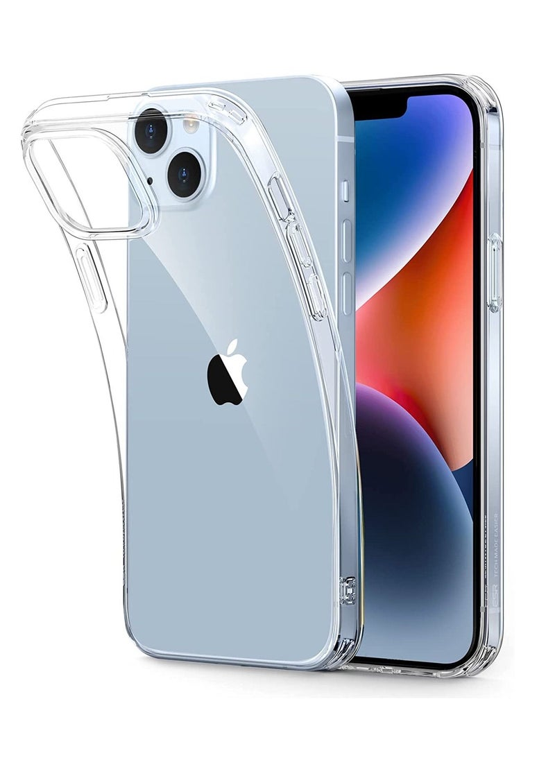 glassology iPhone 14 Case 6.1 inch Ultra Thin Case Anti Drop Shockproof Protection Clear Case Compatible with iPhone 14 Cover  - Image 2