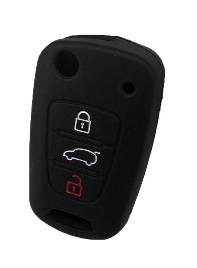 MUNTAQI 3 Buttons Silicone Key Cover Case For Hyundai Accent Elantra Sonata I20 I30 Ix35 - Image 1