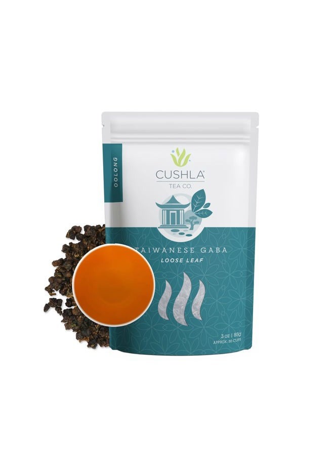 CUSHLA Taiwanese GABA Oolong Loose Leaf Tea - Gaba Oolong Soothing Tea. Gabba Wu Long Tea From Taiwan - Image 1
