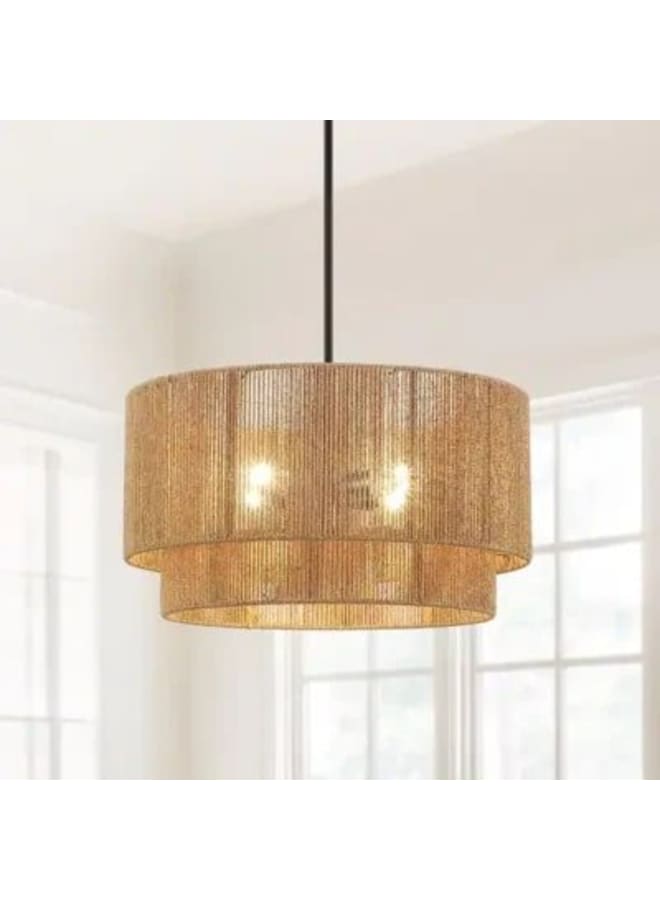 Wahag Boho Chandelier Rope Dream Dimensions: Measures 45cm Wide x 50cm High.  - Image 2