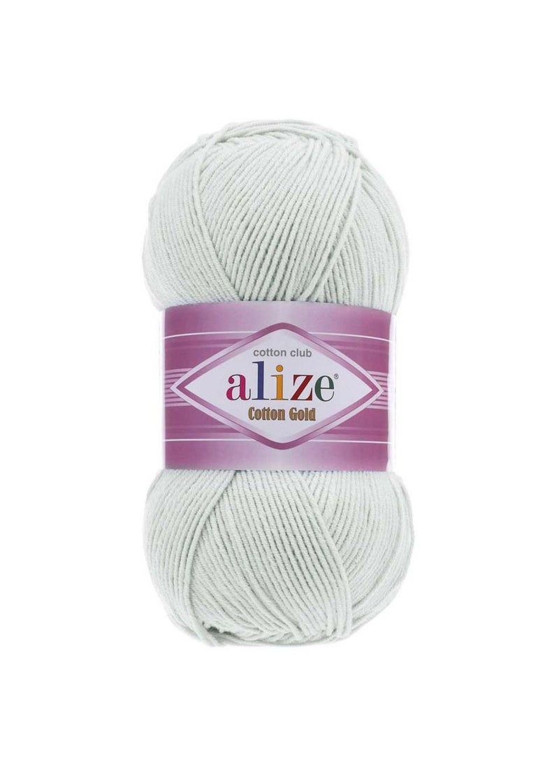 ALIZE Cotton Gold Yarn 533 Pastel Grey 100g