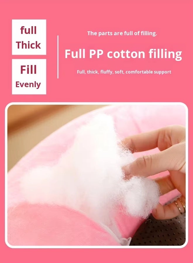 Aissiora Baby Sitting Chair, Baby Sofa, Baby Support Seat, Learning Sitting Chair, Soft Plush Floor Sofa for Baby， Suitable for Boys and Girls - Image 4