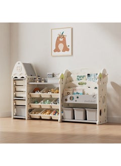 Beauenty Children Deluxe Toy Storage Organizer, Kids Storage Bins Toy Boxes, Children's Toy Storage Rack, Toddler Storage Organizer, Toy Box Organizer（Tree house Toy Storage Organizer）  - Image 1
