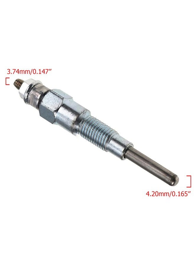 Eoiou Pack of 3 Glow Plug 68.50mm Fits for Kubota D662 D722 D902 D782 D905 D1005 D1105 V1305 V1505 Engine RTV1100 RTV1140CPX RTV1140CPXR RTV1100MCW Utility Vehicle KX71 KX71-3S U25 U25S Excavator - Image 4