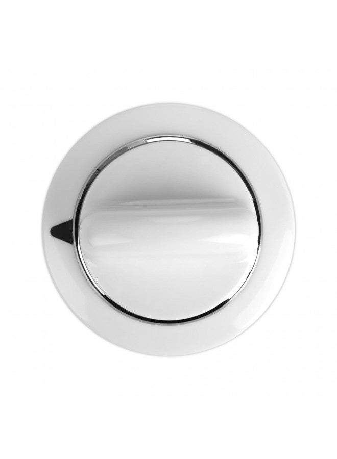 Discount Parts Direct WE1M654 Dryer Timer Control Knob with Metal Ring for General Electric GE Kenmore Sears RCA Hotpoint Dryer, Replaces AP3995088, 1264290, AH1482197, EA1482197, WE1M443, WE01M0443(White)  - Image 4