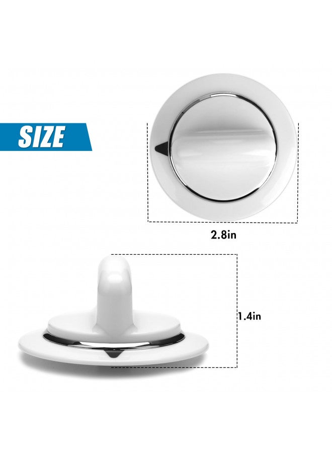 Discount Parts Direct WE1M654 Dryer Timer Control Knob with Metal Ring for General Electric GE Kenmore Sears RCA Hotpoint Dryer, Replaces AP3995088, 1264290, AH1482197, EA1482197, WE1M443, WE01M0443(White)  - Image 2