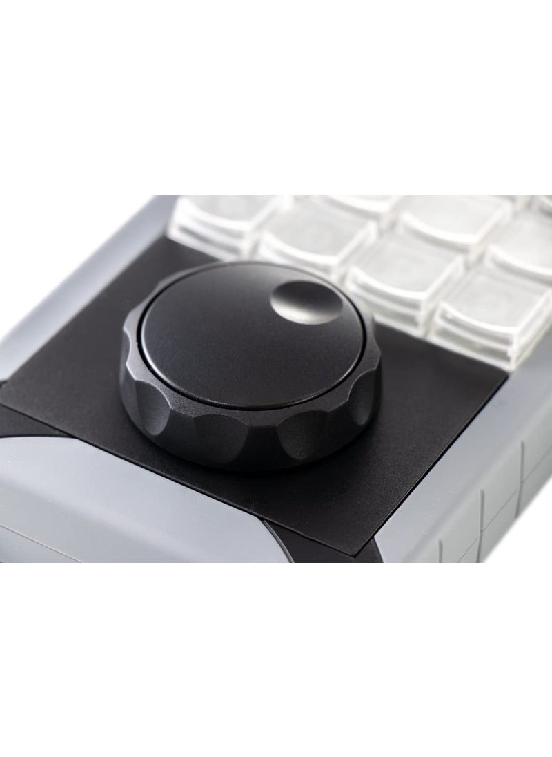 X-keys X-keys USB Programmable Keyboard with Jog & Shuttle Control for Editing or Instant Replay (12 Key, XK-12 JGS)  - Image 2