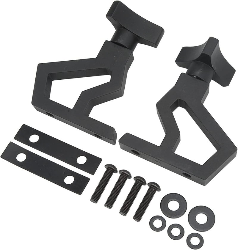 Lift Jack Mount Accessory Aluminium Alloy Jack Bracket, Replacement for JK 2007‑2018, 2 Brackets with Screws - Durable Black Coating, Easy Installation, Secure Jack - Image 2