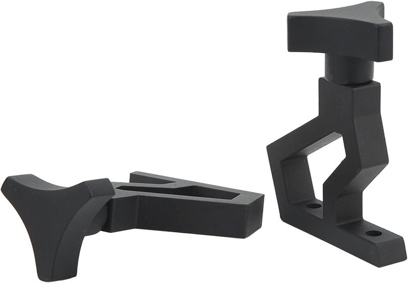 Lift Jack Mount Accessory Aluminium Alloy Jack Bracket, Replacement for JK 2007‑2018, 2 Brackets with Screws - Durable Black Coating, Easy Installation, Secure Jack - Image 3