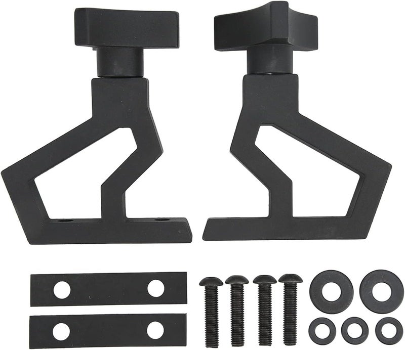 Lift Jack Mount Accessory Aluminium Alloy Jack Bracket, Replacement for JK 2007‑2018, 2 Brackets with Screws - Durable Black Coating, Easy Installation, Secure Jack - Image 1