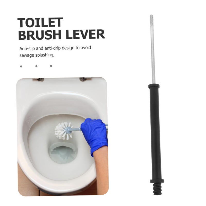 Threaded Toilet Brush Handle Replacement Pole Attachment For Easy Cleaning - Image 5
