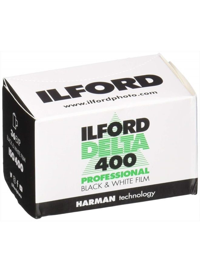 فيلم دلتا برو سريع الحبيبات الدقيقة بالأبيض والأسود 1748192، ISO 400، 35 مم، 36 تعريض (عبوة 3) 