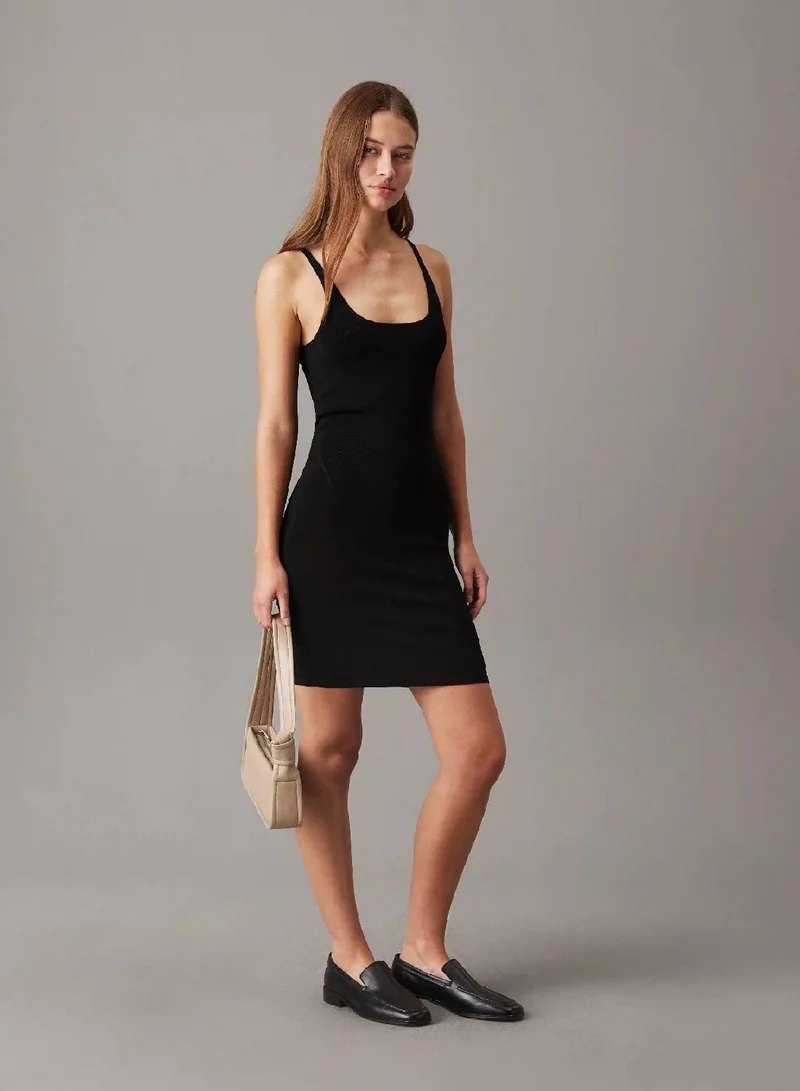 Calvin Klein Jeans Stretch Knit Bodycon Dress