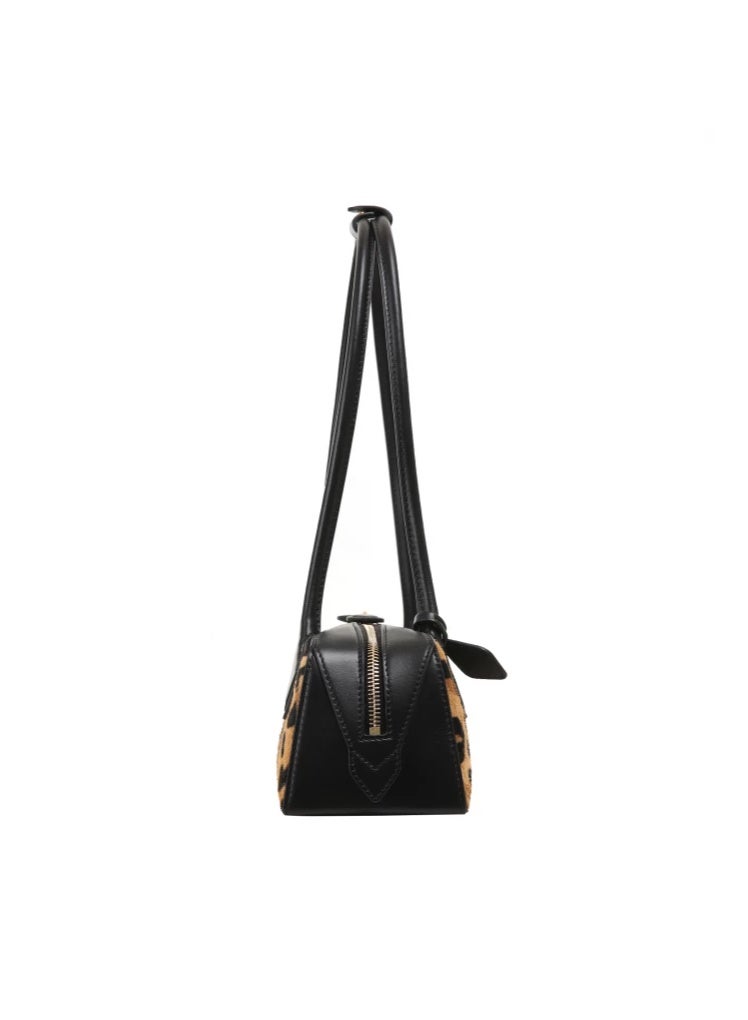 ALAIA PARIS ALAÏA Le Teckel medium leopard-print suede shoulder bag - Image 5