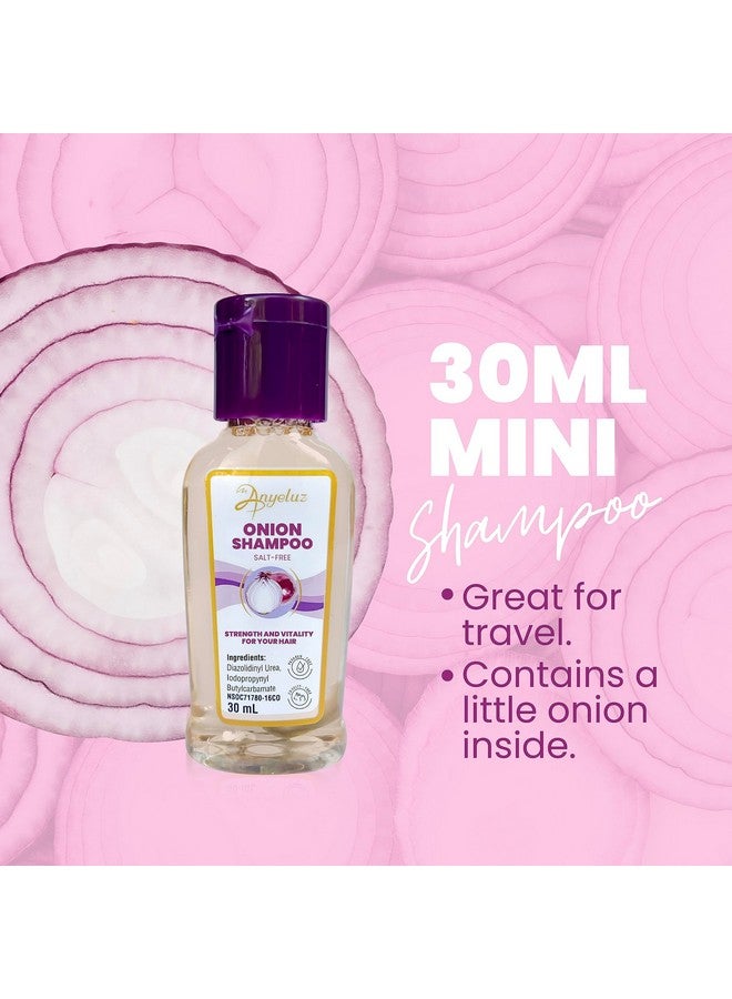 ANYELUZ Kit Duo Onion Shampoo + Mini Travel Size Promotes Hair Growth Cleanses And Reduces Oiliness For All Hair Types Natural Extracts - Image 3