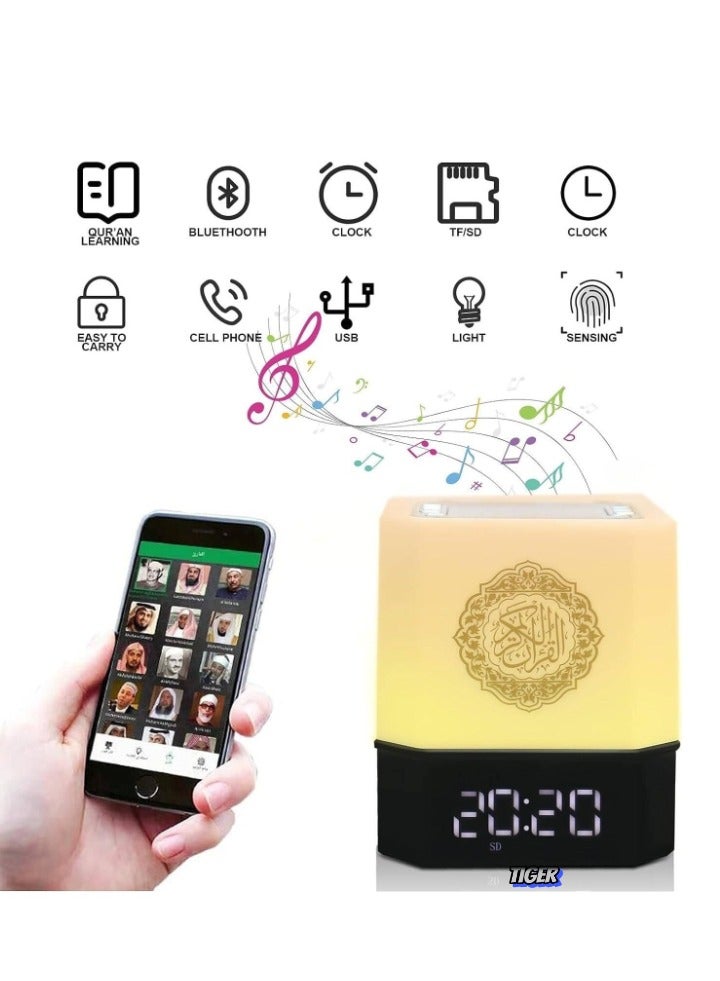TIGER Touch Lamp Quran Speaker – Multi-Function LED Night Light with Bluetooth, Remote & APP Control, Soothing Ambiance, Ideal for Bedrooms, Living Rooms, and Meditation Spaces  - Image 2