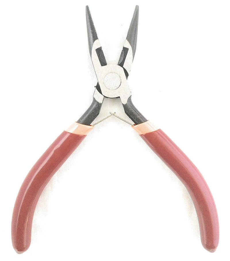 JERN Pliers Set with Wire Cutter Round and Flat Nose Pliers Set of 3 Pink - Image 4