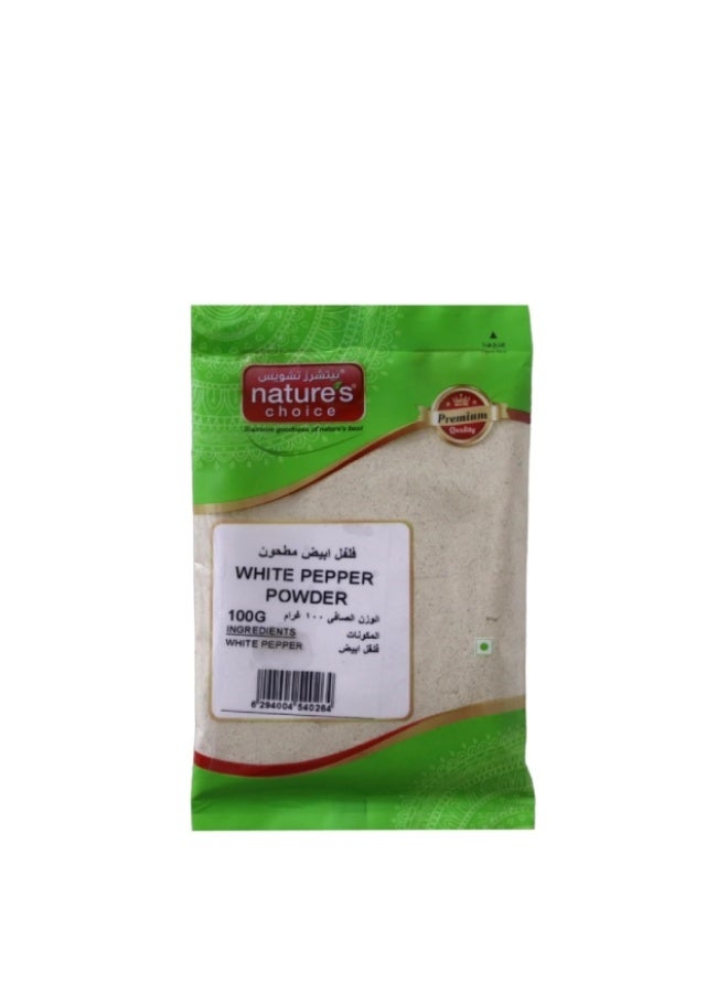 White Pepper, Powder - 100g, India
