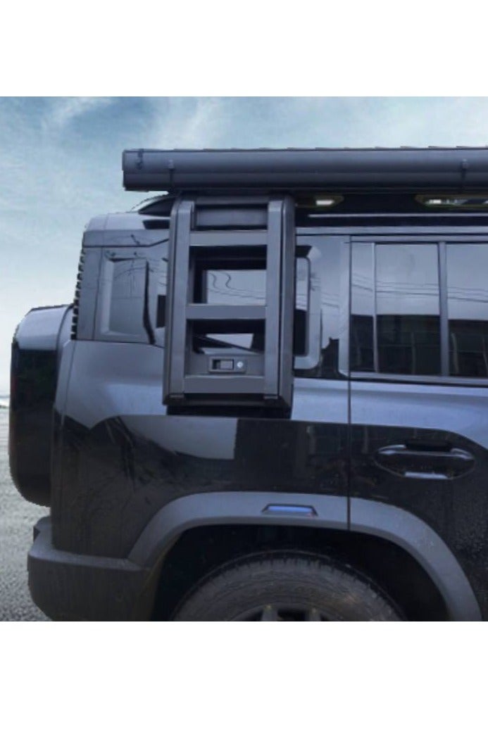 جيتور سلم خلفي لسيارة جيتور T2 - تصميم مدافع (أسود) - Image 4