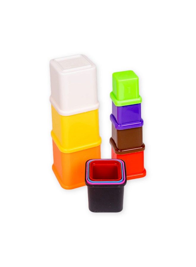 RATNA'S Educational Plastic Build Up Stacking Cubes For Kids Age 1 ...