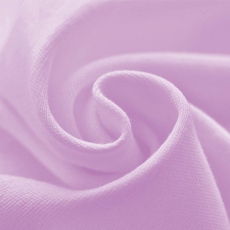 Biloban Pack and Play Sheets Fitted, 2 Pack Pack and Play Sheet Fits for Graco Pack n Play Mattress, Neutral Playard Sheets for Baby Boys and Girl, Pink & Violet, 38”X 26” - Image 3