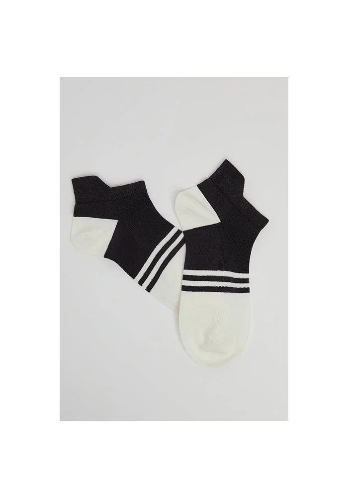أر أند بي 3 Pack Color Block Ankle Socks