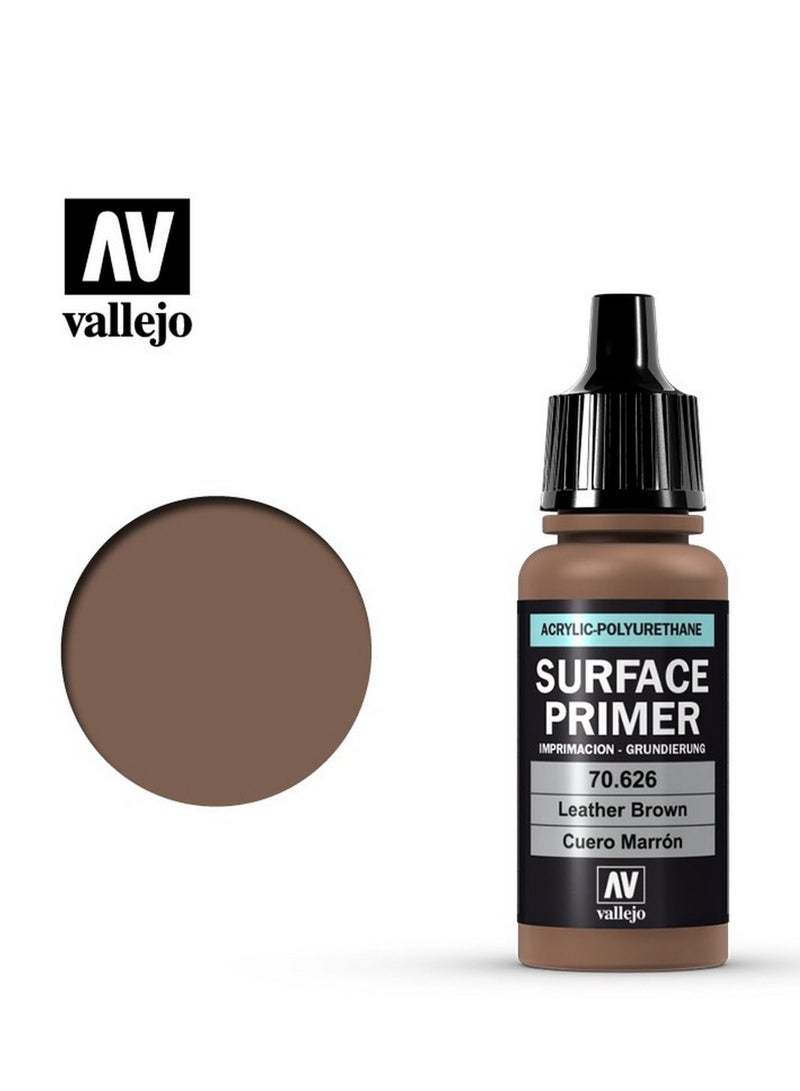 Vallejo Vallejo Surface Primer 626-17ml Leather Brown