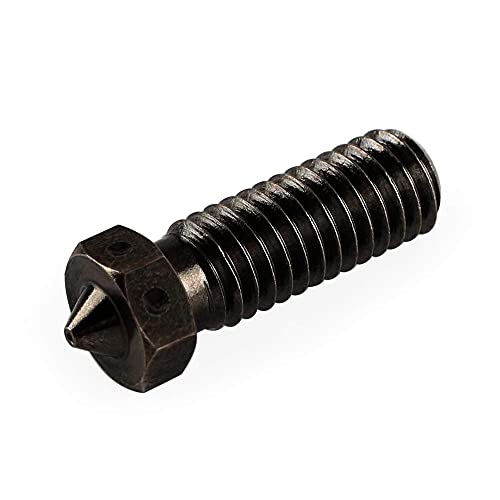 TESSERACT 0.6mm Hardened Steel Nozzle for 3D Printer | Volcano HS Nozzles for 3D Printing with 1.75 mm filament | High Temperature Wear Resistant Compatible with E3D Hotends (Qty - 2 HS Nozzles 0.6mm) - Image 2