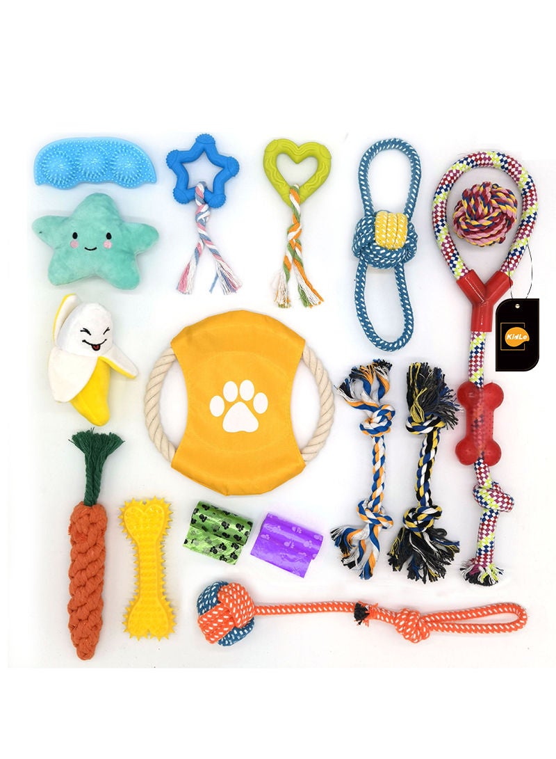 Kidle 16 Piece Pet Toy Dog Toy Set - Image 1
